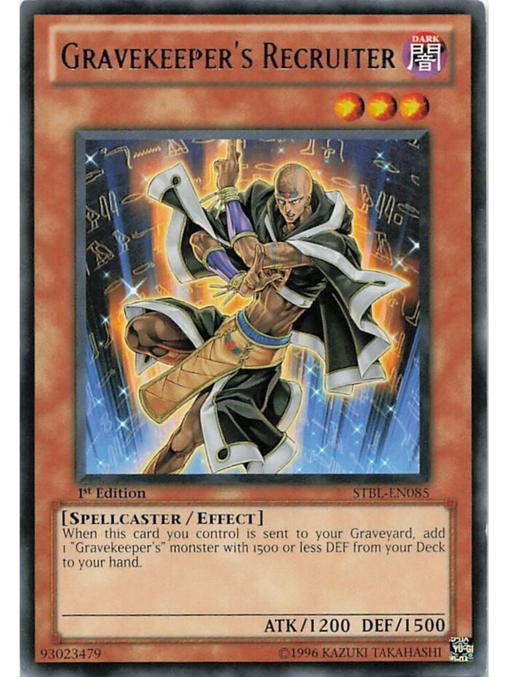 Yu-Gi-Oh! TCG 2010 Gravekeeper's Recruiter NM STBL